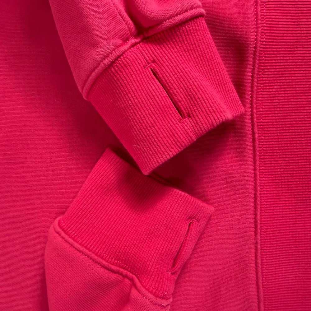 Chicago Bears‎ Pink Cropped Hoodie Sweatshirt Womens Size M Luxury Athletic - Picture 5 of 14